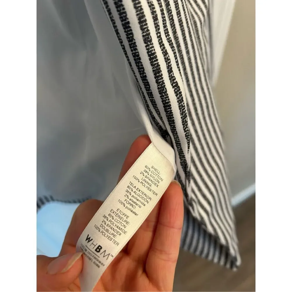 White House black market blazer striped black and white size 0 work attire, sexy - Picture 5 of 5